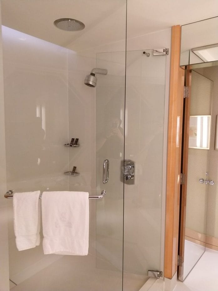 ritz carlton singapore Shower