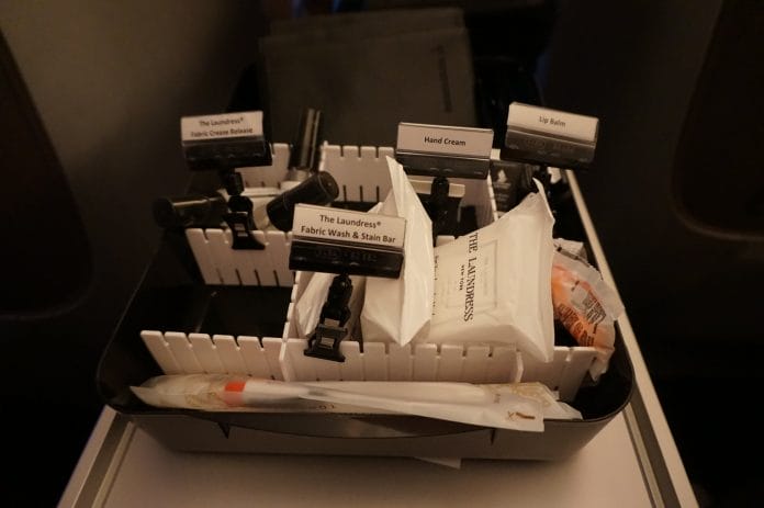 Amenities kit options