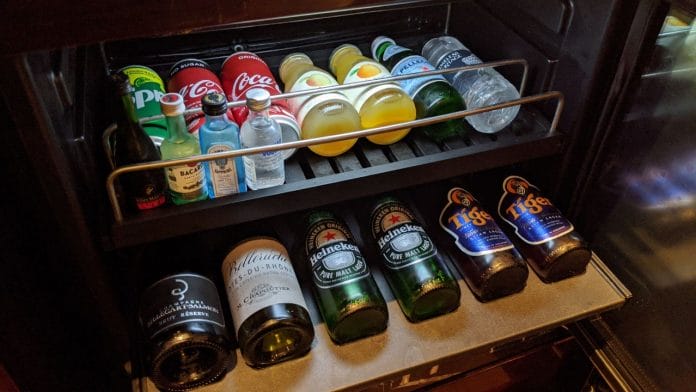 Stamford Suite mini-bar