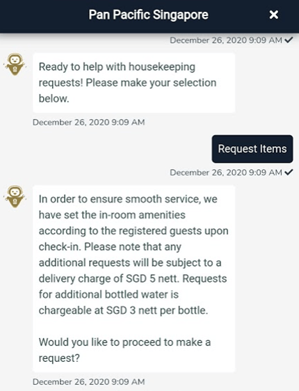 Pan Pacific Digital Concierge