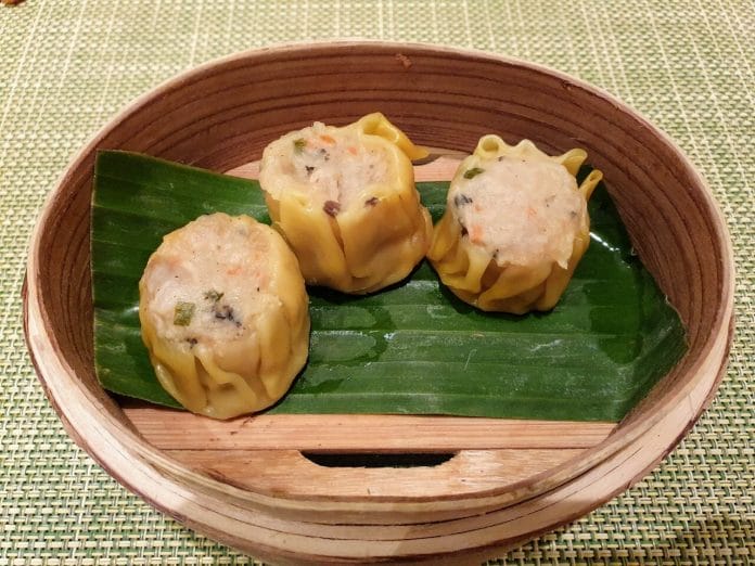 Chicken siew mai basket