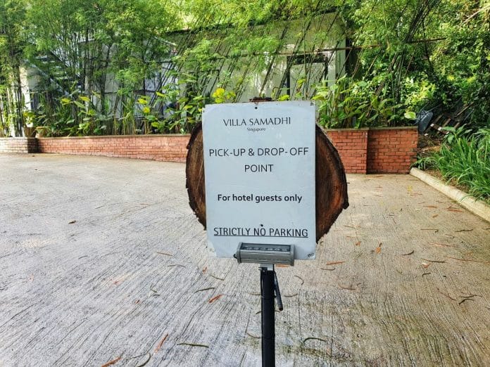 Villa Samadhi drop-off point