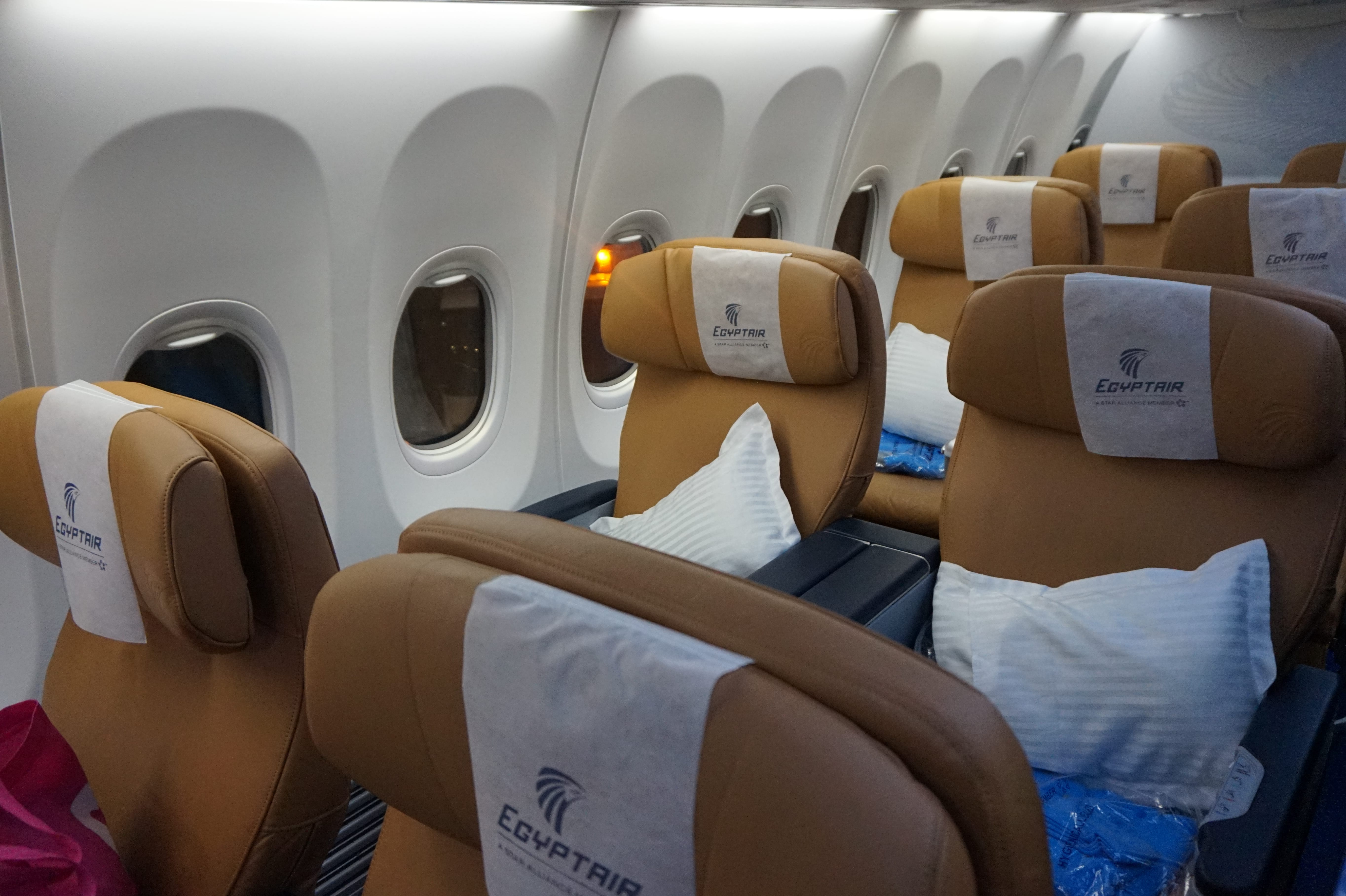 Review Egyptair B737 Business Class Amman to Cairo to Nairobi The