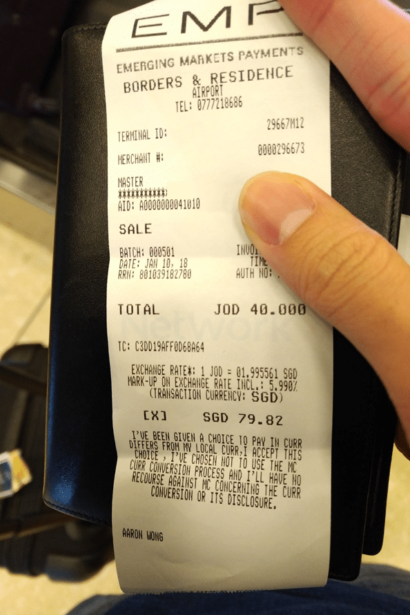What Happens When You Actually Try To Fight A Dcc Credit Card Charge The Milelion