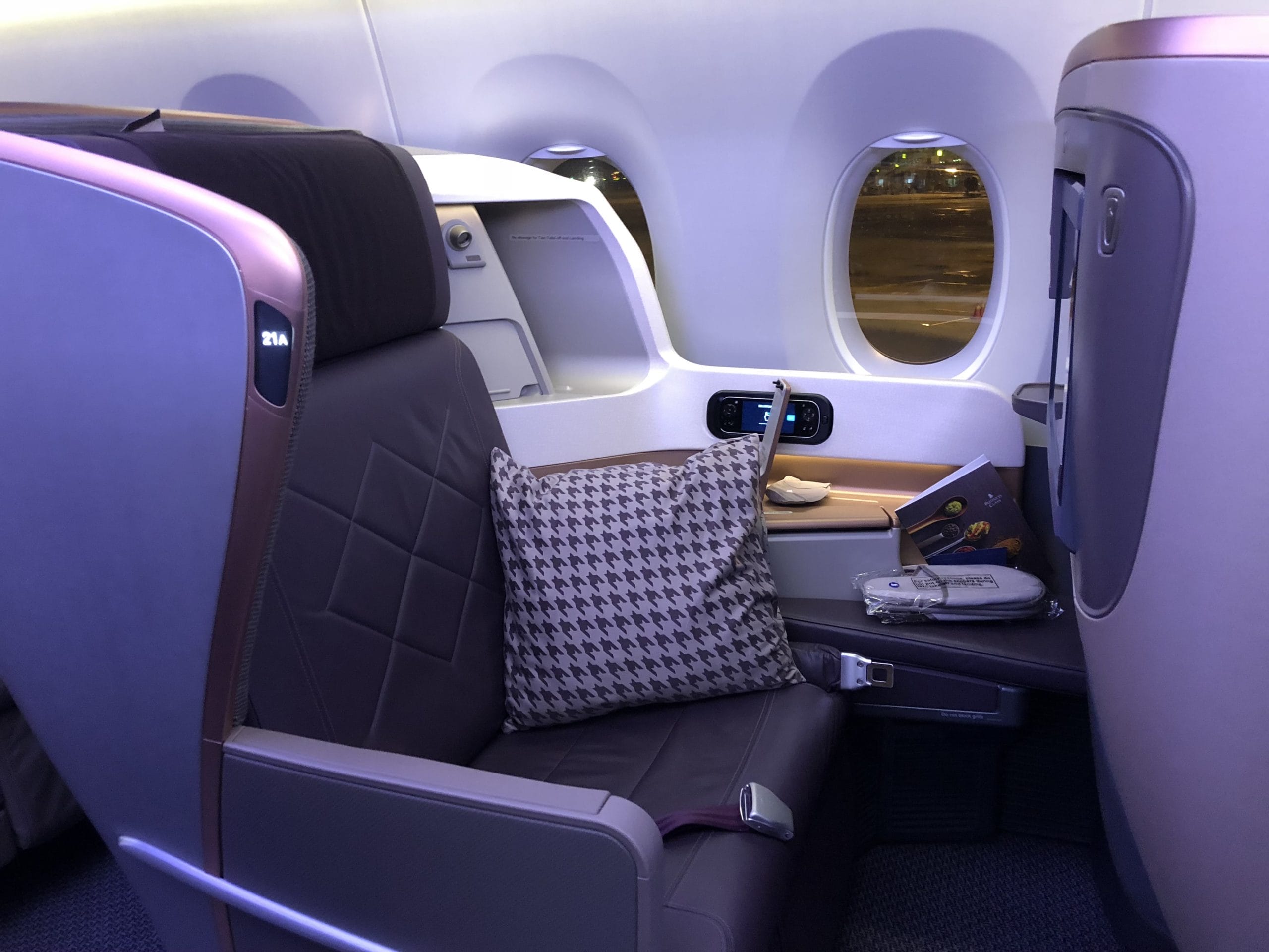 Flight Review: Singapore Airlines A350 Business Class SIN-FCO - The ...