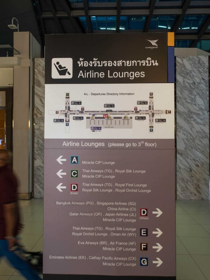 Airline Lounge Map