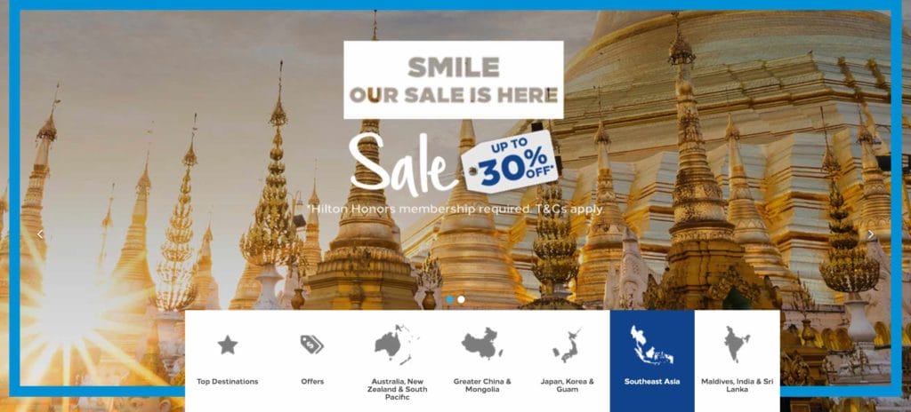 hilton southeast asia sale may 2018