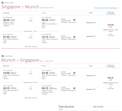 Qatar Airways 48hour flash sale fares from S799 The MileLion