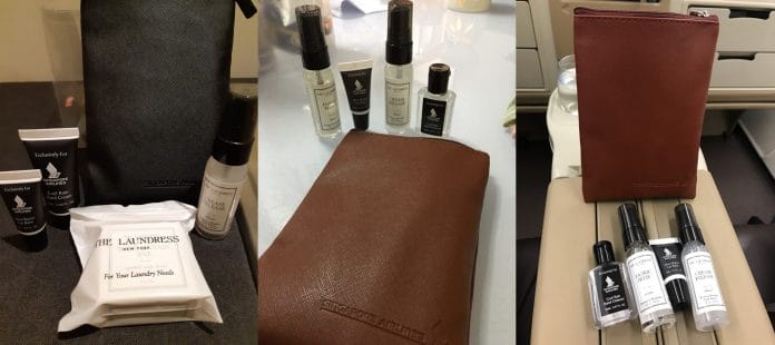 Singapore Airlines 70th anniversary amenities kits