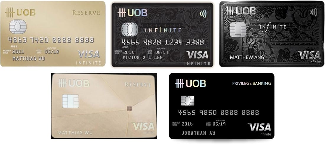 What S The Difference Between Uob S Five Visa Infinite Cards The Milelion