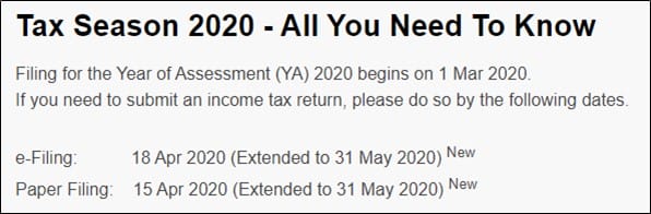 income tax 2020