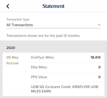 krisflyer uob credit card accelerated miles