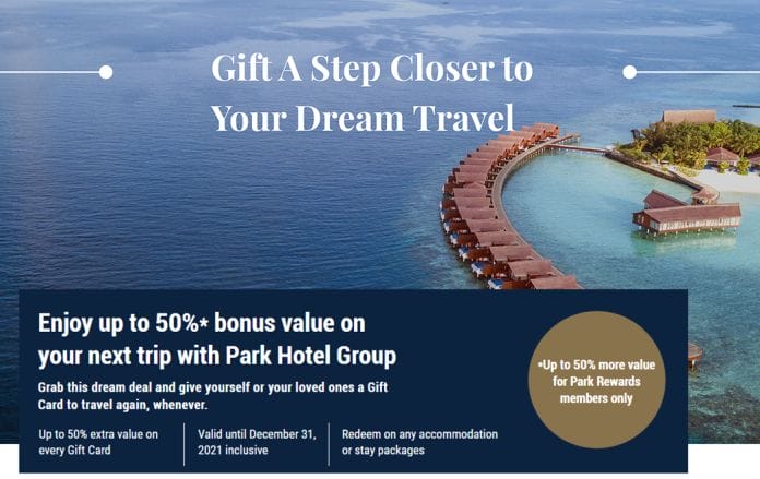 park hotel gift card