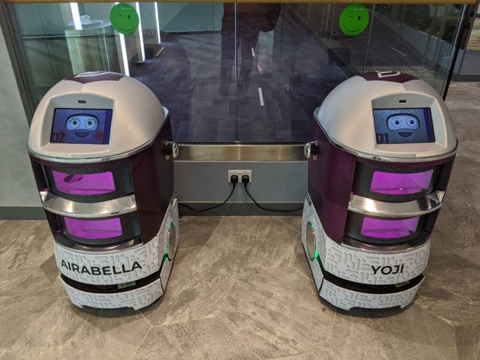 YOTELAIR Changi Mission Control- Butler robots