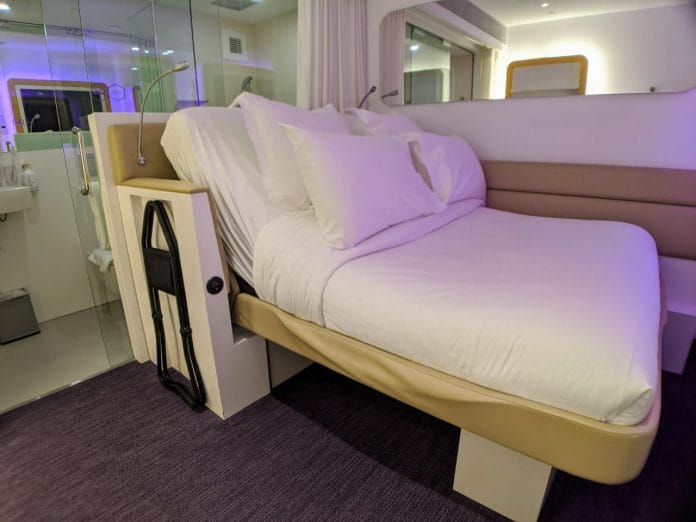 YOTELAir Changi Premium Queen Room- Storage space under bed
