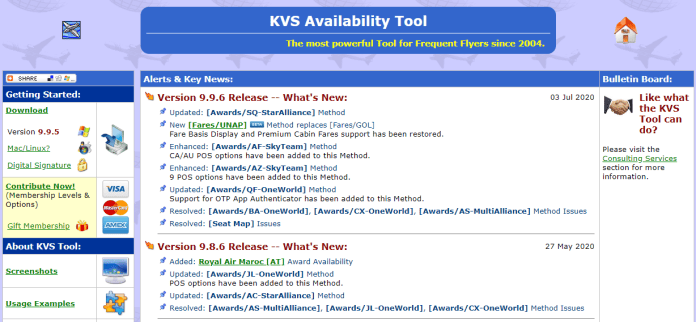 kvs tool homepage