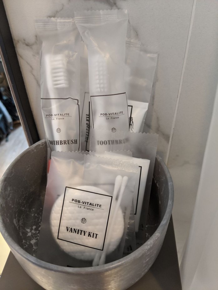 Hotel Soloha bathroom amenities