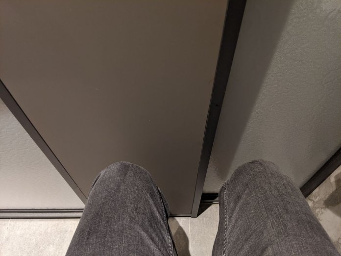 Hotel Soloha bathroom- tight fit
