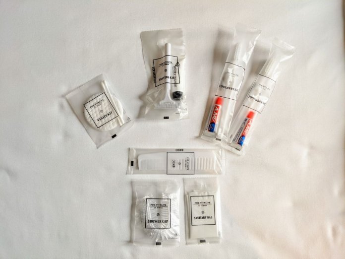 Hotel Soloha bathroom amenities