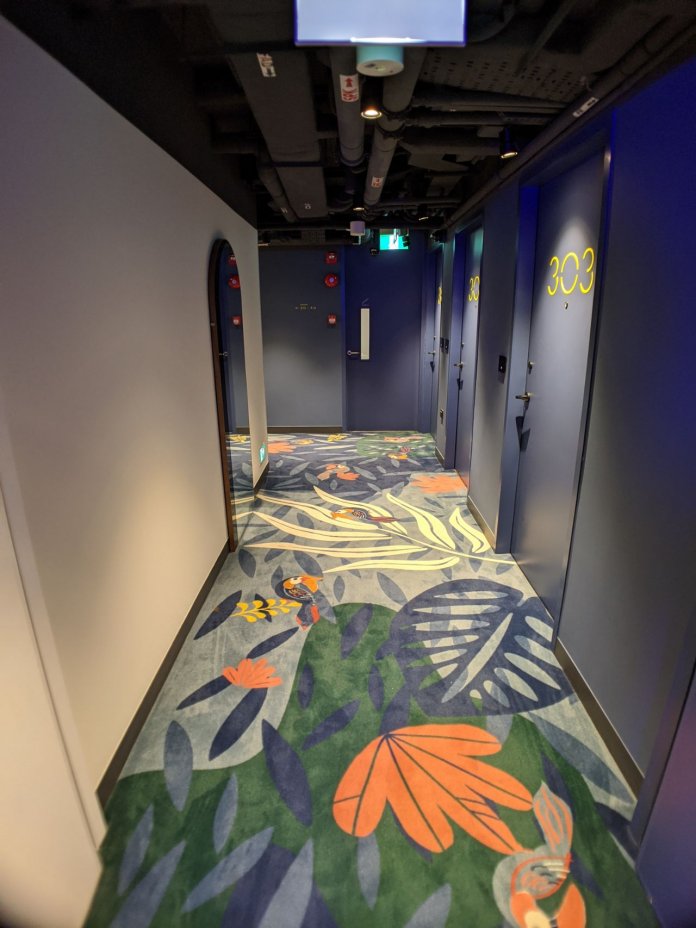 Hotel Soloha Level 3 corridor