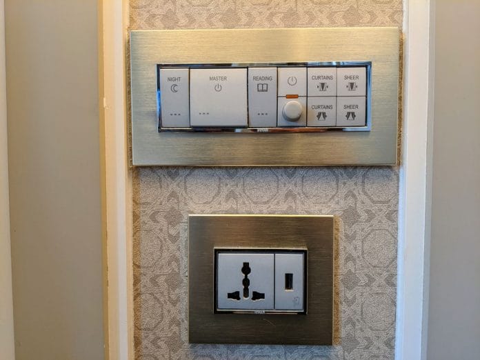 Bedside charging and control switches