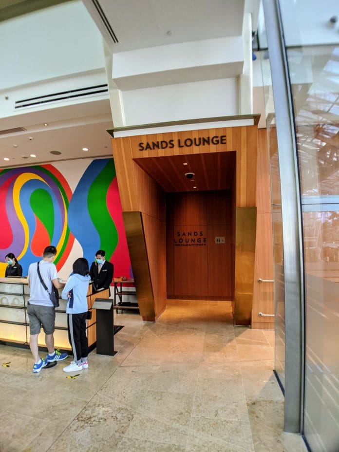 Sands Lounge entrance