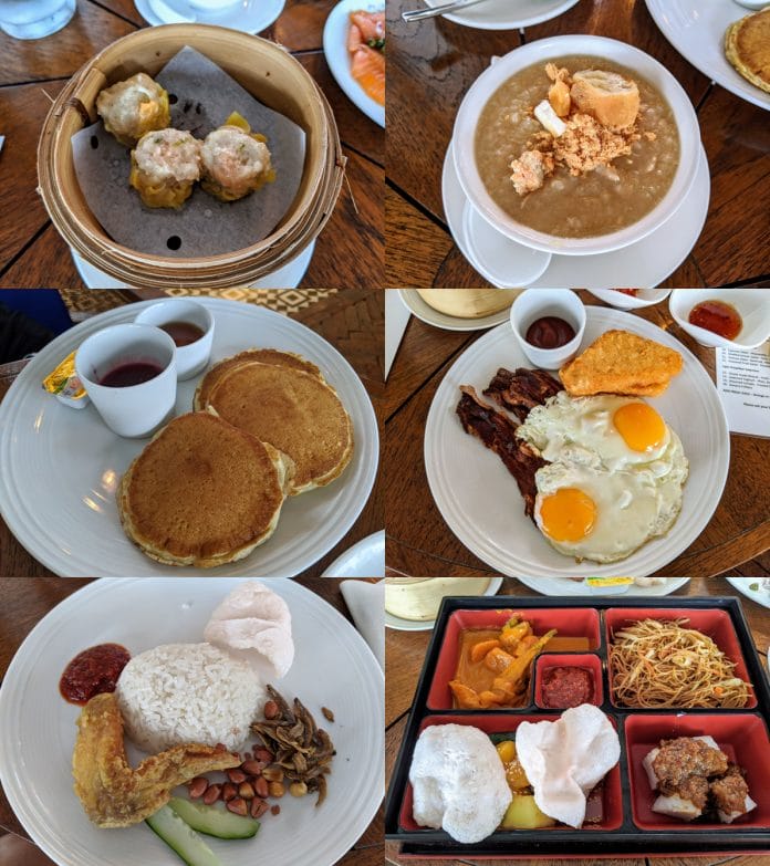 Marina Bay Sands breakfast
