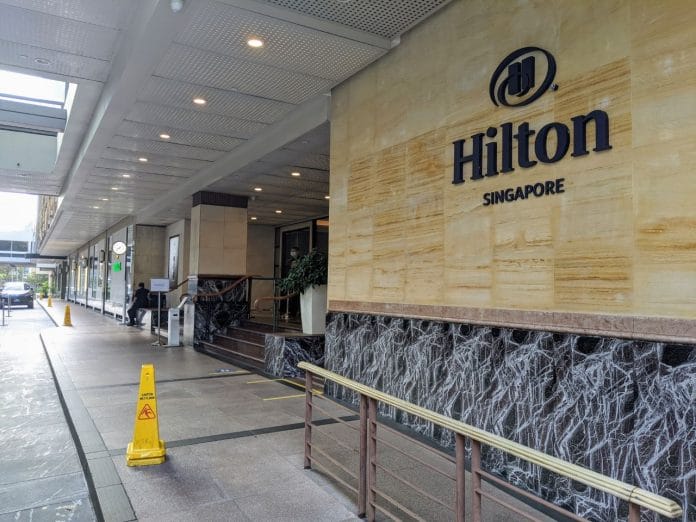 Hilton Singapore driveway