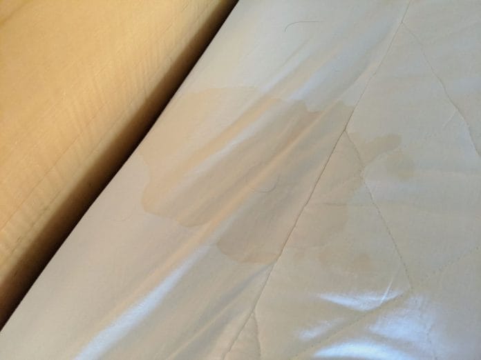 Stain on bed