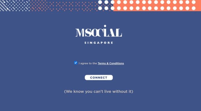 M Social WiFi Connection Page