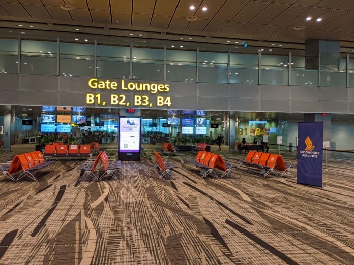 Restaurant A380 boarding gates