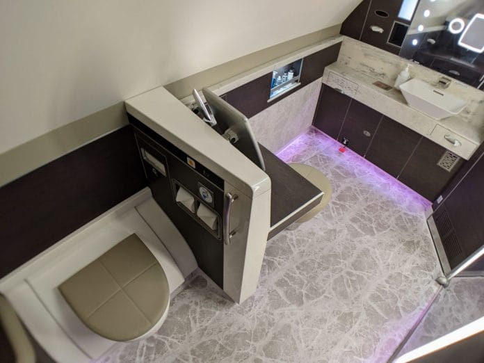 A380 Suites bathroom