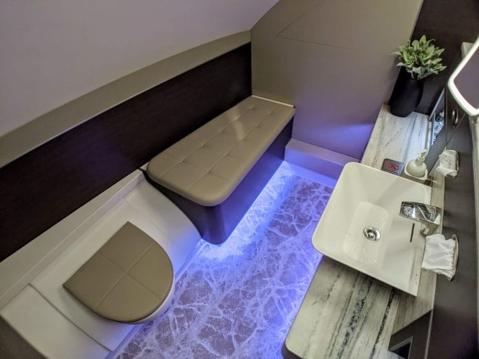 A380 Suites bathroom