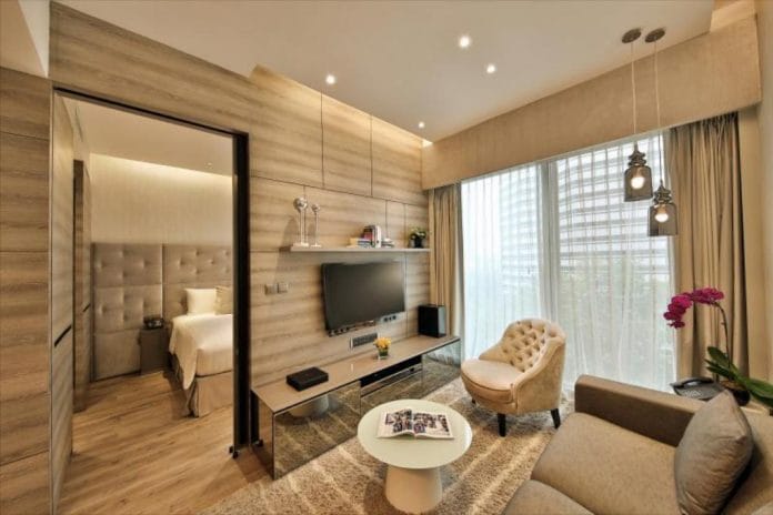 Pan Pacific Serviced Suites Beach Road One Bedroom Deluxe Suite