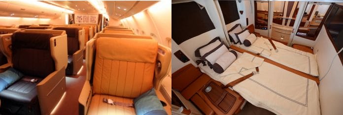 Cabin products on the old A380s