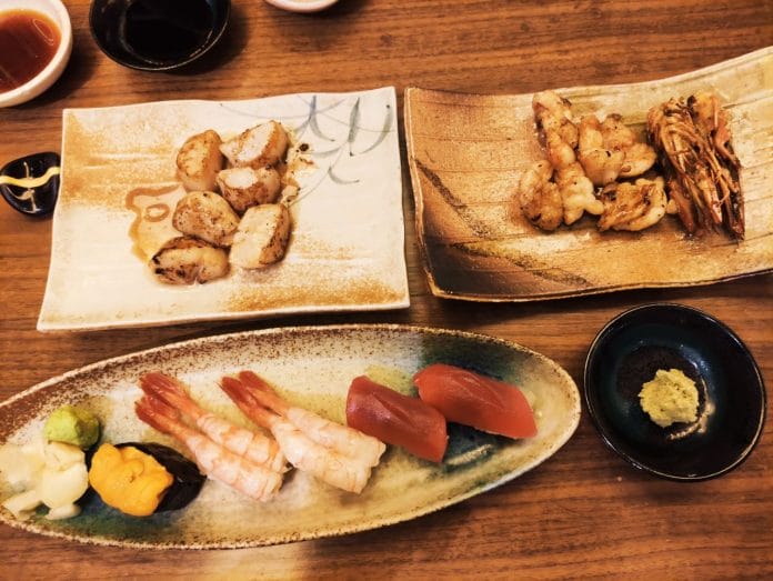 Teppanyaki and sushi at Keyaki