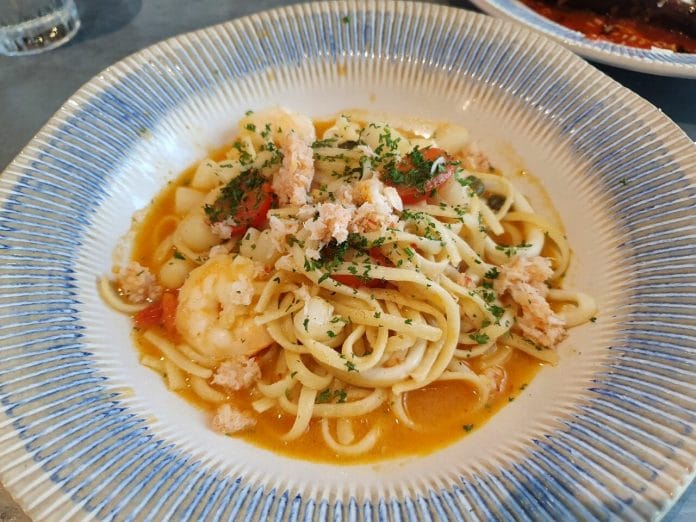 Jamie's Italian Seafood Linguine