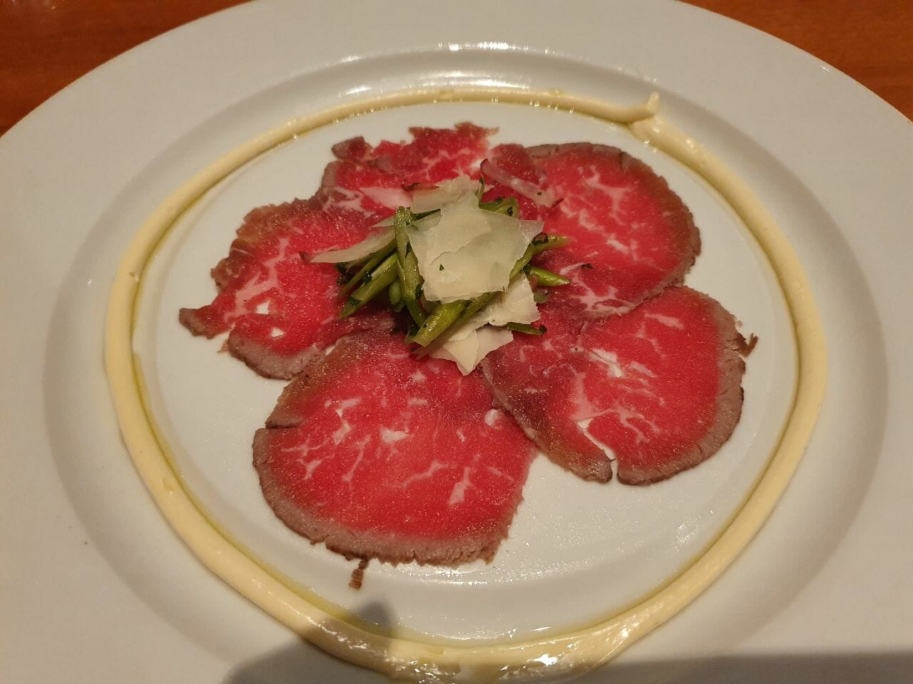 Chops Grille Charred Beef Carpaccio