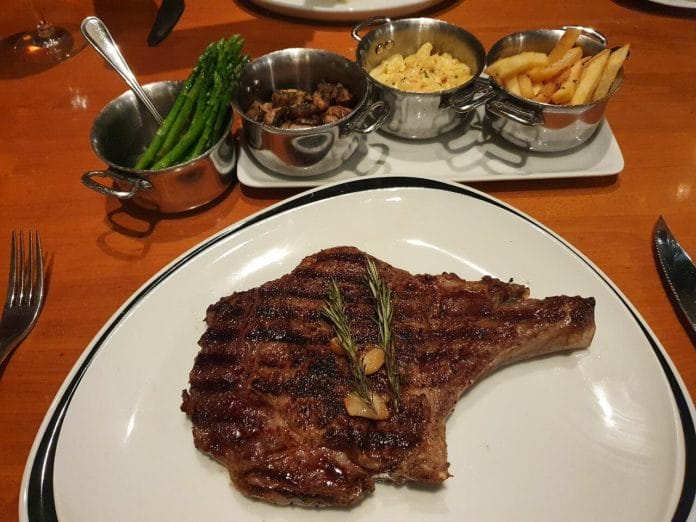 Ribeye at Chops Grille