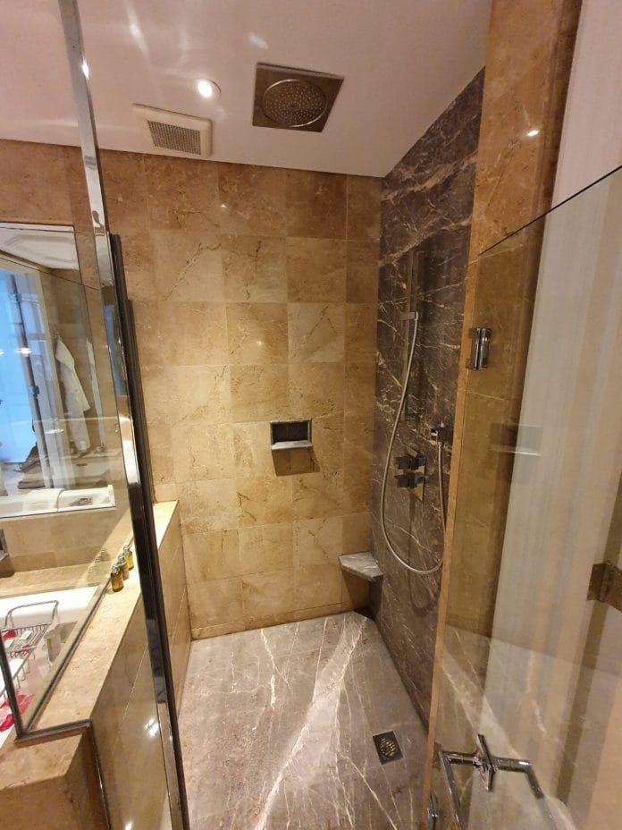 Premier Room bathroom shower