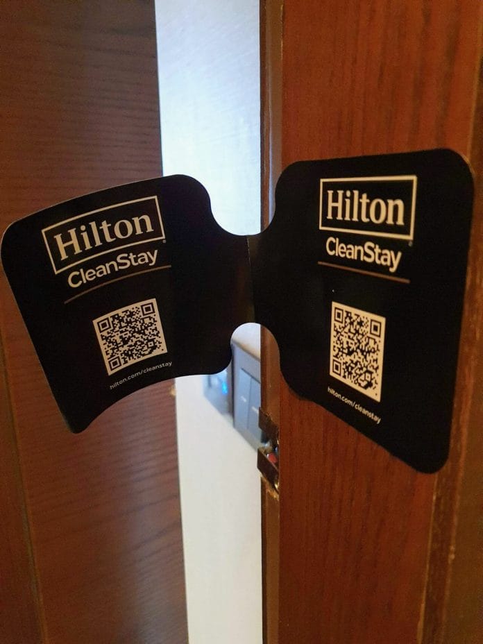 Hilton CleanStay seal fail