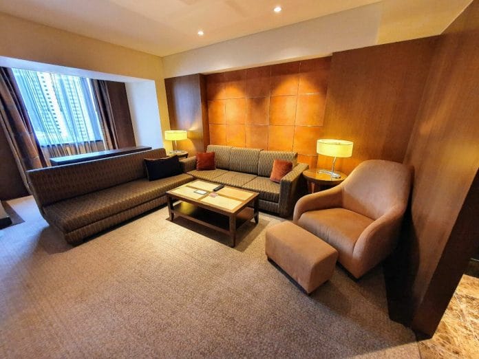 Duplex Suite living room area