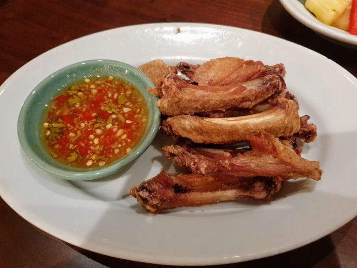 Thai-style chicken wings