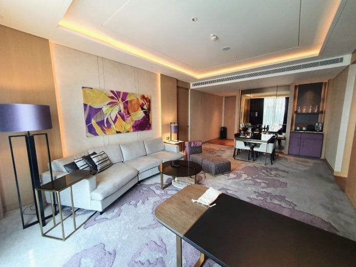 Prestige Suite living room