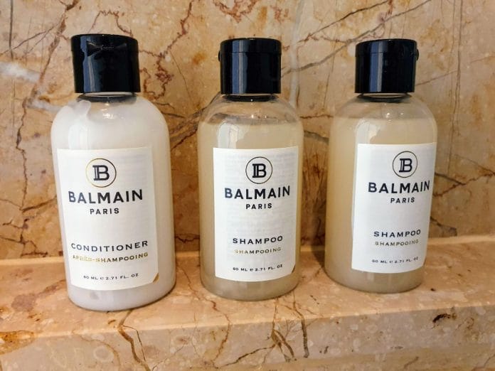 Balmain Paris bath amenities