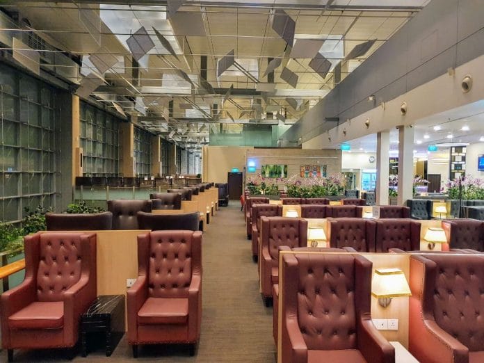 SATS Premier Lounge Terminal 3 seating areas