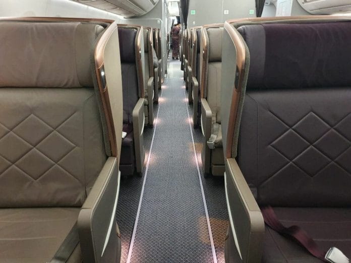 Singapore Airlines A350-900 Business Class