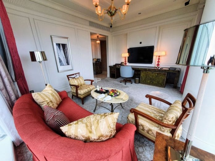 Caroline Astor Suite living room