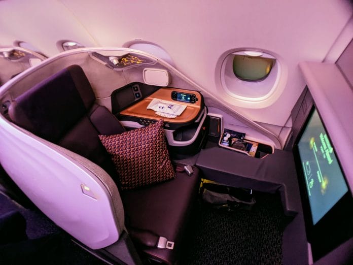 2017 Business Class on A380-800