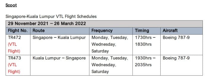 Malaysia singapore flight vtl to Latest Singapore